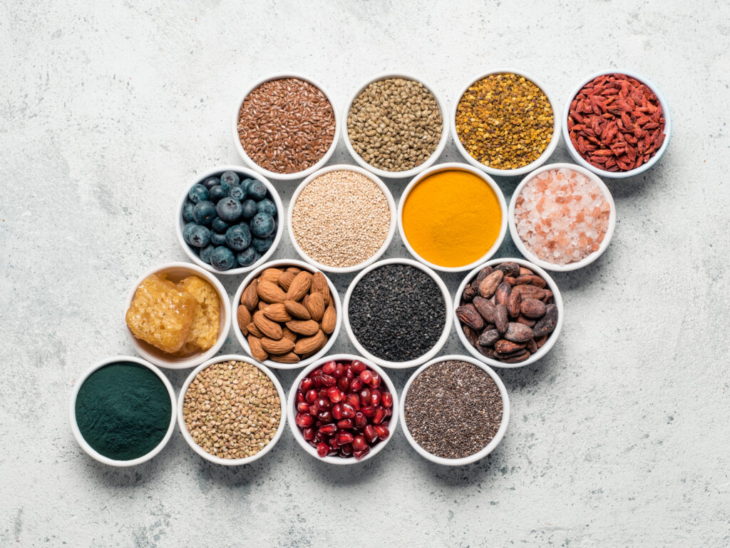 Ingredientes naturales de Prime Perform – superfoods para energía, vitalidad y recuperación